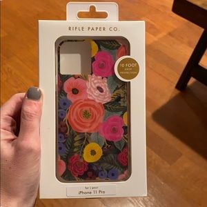 New never used rifle paper iPhone cover for 11 pro